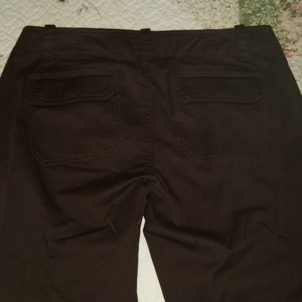 Brown Express bootcut pant